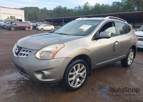 2013 Nissan Rogue Sv W/Sl Pkg из США, поврежденный, VIN JN8AS5MTXDW517555